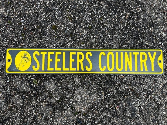 Heavy Metal Steelers Sign