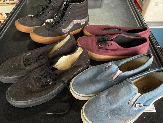 Four Pairs of VANS Shoes