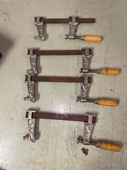 Four Metal Clamps