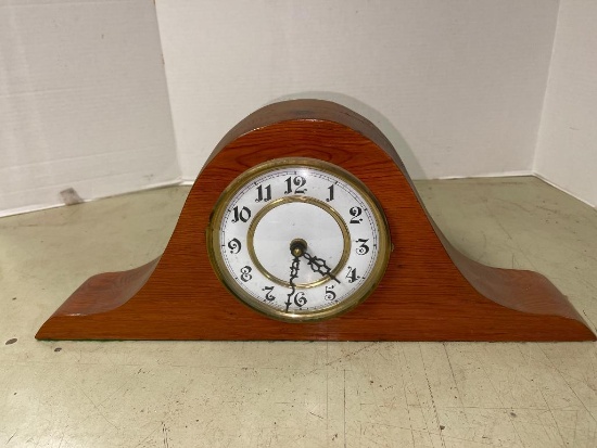 Hand Made Wood Mantle Clock 1984