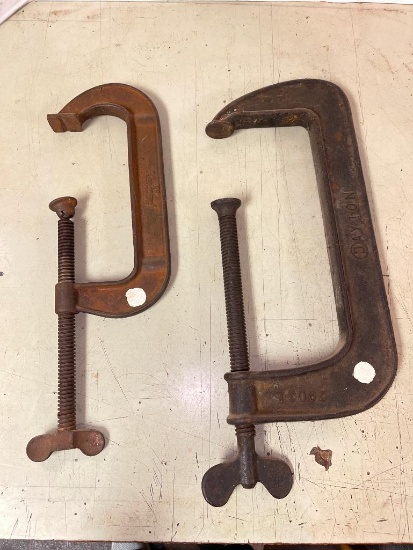 Two Vintage C Clamps