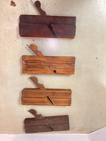 Group of Four Antique Woodworking Planes