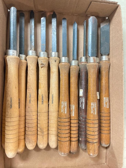 Group of Lathe Knives by Craftsman and ToolKraft