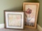 Group of 2 Framed Art Pieces