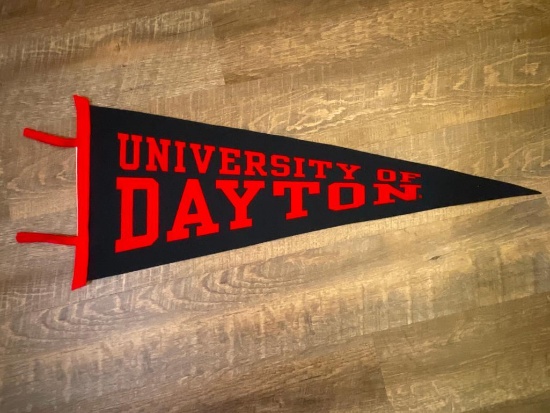 University of Dayton Cloth Pennant