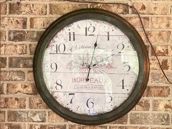 Metal Base Clock