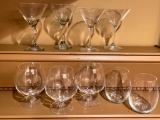 Group of Barware Glasses