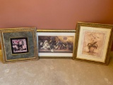 Group of 3 Coordinated Wall Art Pieces