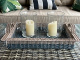 Basket with Candle Holders