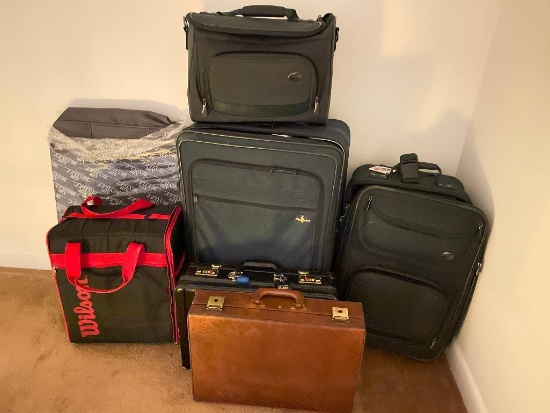 Group of Luggage and Briefcases