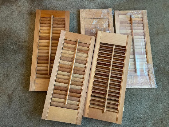 Set of 4 Wooden Shutters