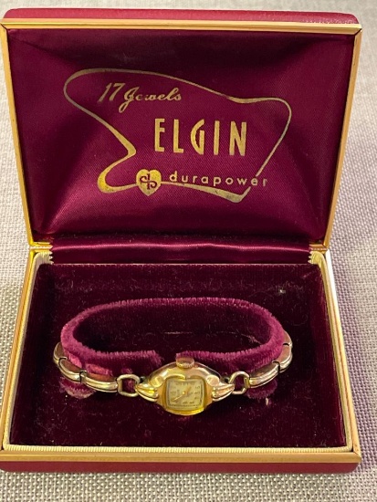 Ladies Vintage Elgin 17 Jewels Watch