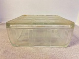 Vintage Lidded Glass Container