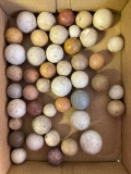 Group of Vintage Clay Marbles
