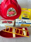 Group of Fire Fighter Related Items