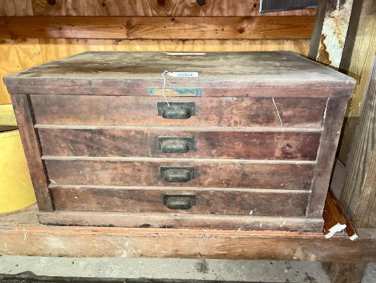 Four Drawer Toolbox and Contents