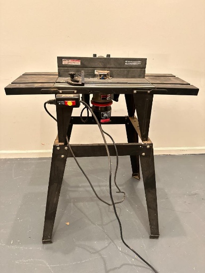 Sears Craftsman Router Table on Stand with a 1 1/2 HP Craftsman Router ...