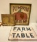 Three Wood Farm Signs
