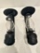 Two, Antique, Wall Hanging, Oil Lamps