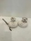 Two, Vintage, Porcelain, Bathroom Style Light Fixtures