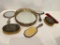 Vintage, Art Deco Hand Held Mirrors, Contemporary Trinket/Dresser Top Mirror and More as Shown