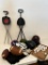 Sports Lot with Golf Chairs, Football, Baseball Helmet Size Small, Bike Helmets