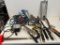 Group of Lights, Tree Trimmer, Hedge Trimmers and More as Shown