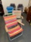 Group of 5 Beach Used Beach Chairs as Shown