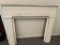 Painted Wood Mantel with No top