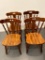 4 Wood Dining Chairs