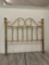 Metal, Gold Color Headboard, Full Size, 55 Inches Wide