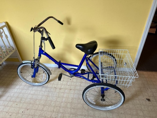 Folding, Three Wheel Bike