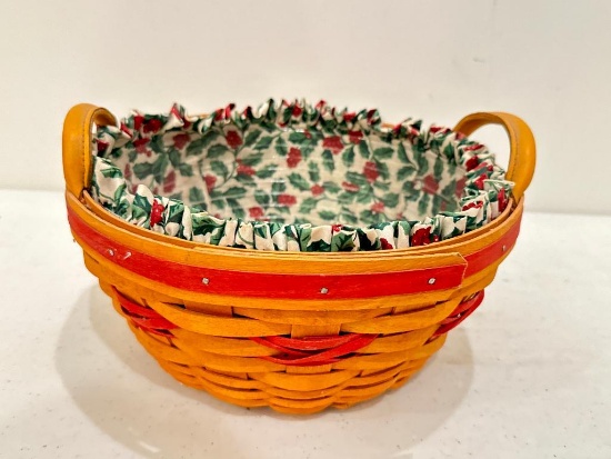 Christmas Collection 1999 Popcorn Basket