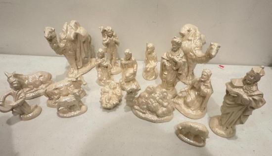 Ceramic Nativity Scene