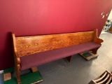 Oak Church Pew in Good Condition