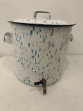 Vintage, Graniteware, Enamel Water Dispenser