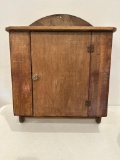 Antique, Hanging Cabinet with Towel Bar