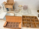 Large Group of Clear Glass Vases, Votives, Bowls and More!