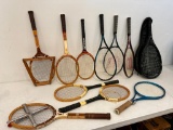 Large Group of Tennis Rackets