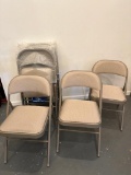 Group of 7 Sudden Comfort, Metal Folding Chair that appear to be unused!