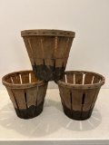 Three Fruit Baskets