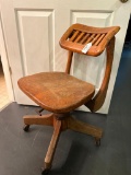 Antique Wooded Desk Chair