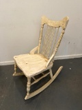 Antique, Painted, Wood Rocker