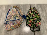 Two Vera Bradley Tennis Racket Bags