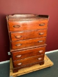 Wood Chest of Drawers