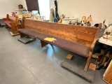 Oak Church Pew