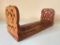 Wooden Carved Expandable Book Rack