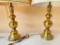 Pair of Brass Lamps