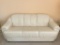 Cream Leather Couch