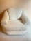 Cream Leather Chair